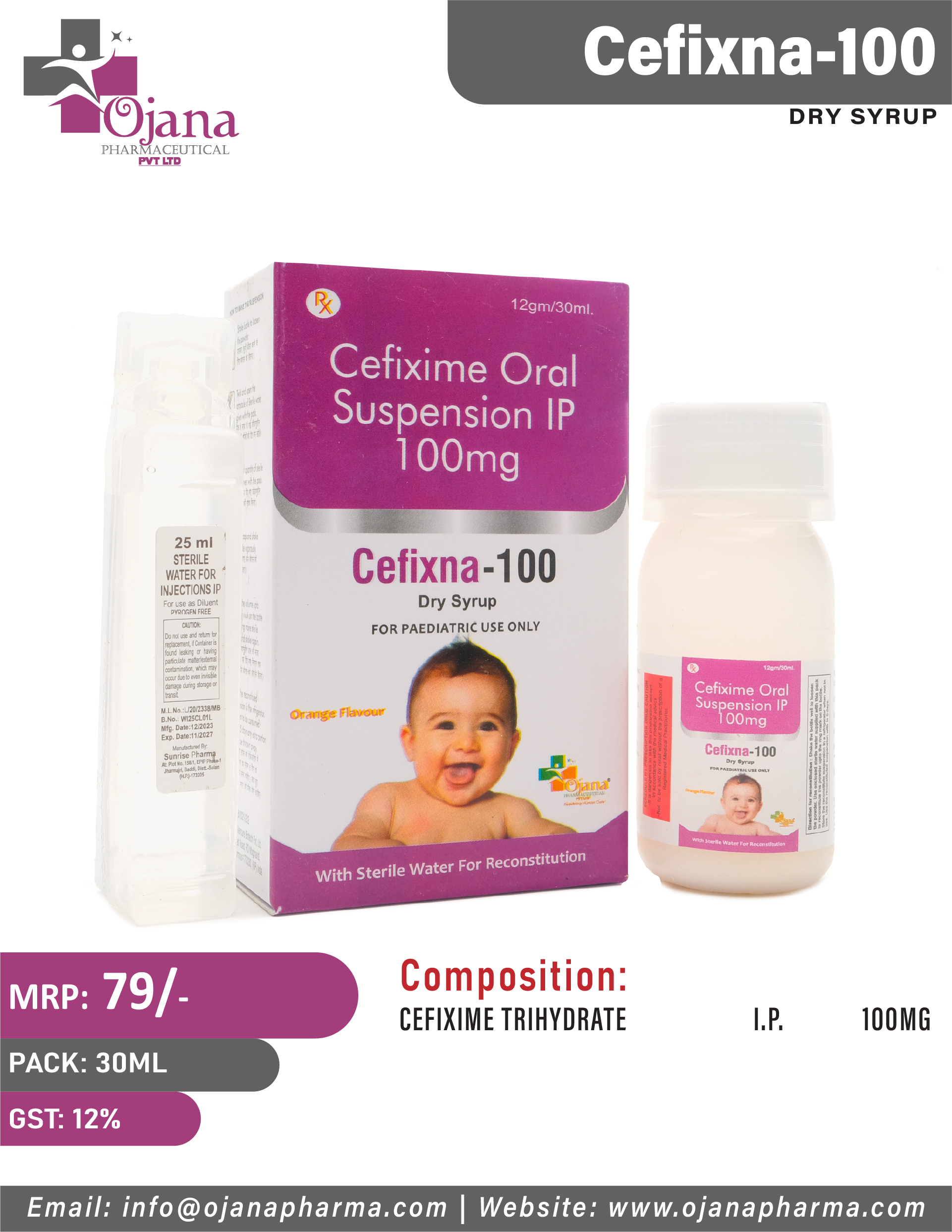 Cefixna-100 Dry Syrup